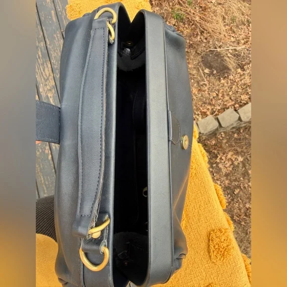 Vintage Coach 4113 Hudson Doctor Satchel, Navy - Picture 7 of 9